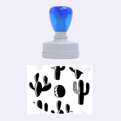 Cactuses Pattern Rubber Oval Stamps