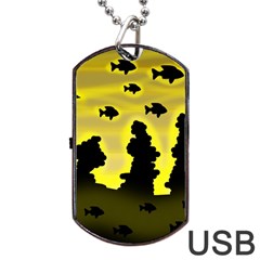 Khazar s dream  Dog Tag USB Flash (One Side)