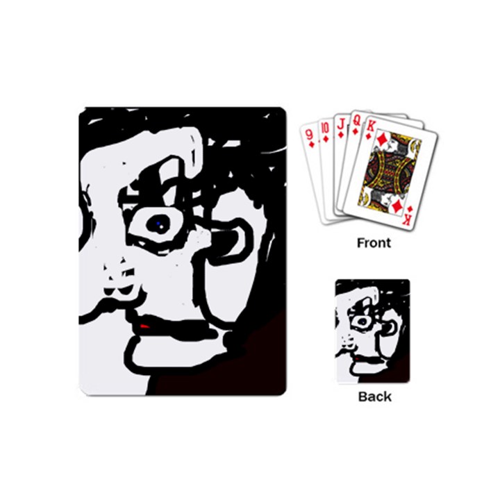 Old man Playing Cards (Mini) 