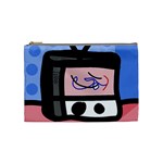 Old television Cosmetic Bag (Medium)  Front