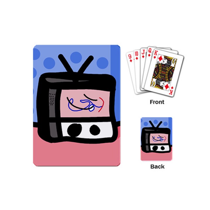 Old television Playing Cards (Mini) 