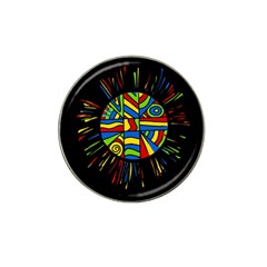 Colorful Bang Hat Clip Ball Marker by Valentinaart