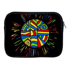 Colorful Bang Apple Ipad 2/3/4 Zipper Cases by Valentinaart