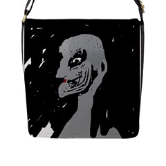 Horror Flap Messenger Bag (l)  by Valentinaart