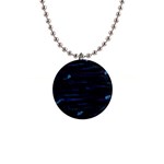 Blue moonlight Button Necklaces Front