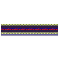 Colorful Retro Geometric Pattern Flano Scarf (small) by DanaeStudio