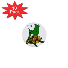 Turtle 1  Mini Buttons (10 Pack)  by Valentinaart