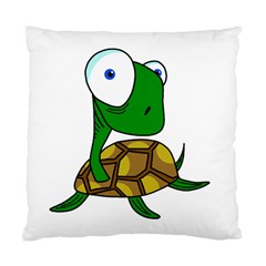 Turtle Standard Cushion Case (two Sides) by Valentinaart