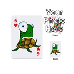 Turtle Playing Cards 54 (Mini)  Front - Heart6
