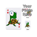 Turtle Playing Cards 54 (Mini)  Front - Diamond4