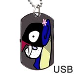 Monster Dog Tag USB Flash (One Side) Front