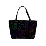 Flowers - pattern Shoulder Handbags Front