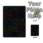 Colorful pattern Multi-purpose Cards (Rectangle)  Back 12