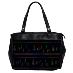 Music Pattern Office Handbags by Valentinaart