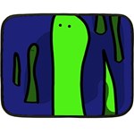 Green snakes Double Sided Fleece Blanket (Mini)  35 x27  Blanket Front