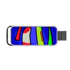 Colorful snakes Portable USB Flash (One Side)