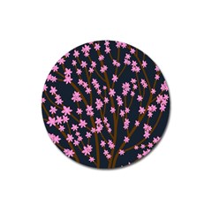 Japanese tree  Magnet 3  (Round)