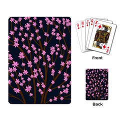 Japanese Tree  Playing Card by Valentinaart