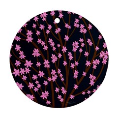 Japanese tree  Round Ornament (Two Sides) 