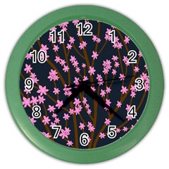 Japanese tree  Color Wall Clocks