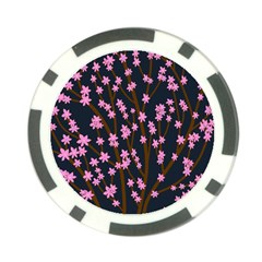 Japanese tree  Poker Chip Card Guards