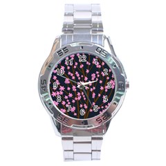 Japanese tree  Stainless Steel Analogue Watch