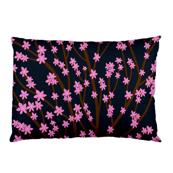 Japanese tree  Pillow Case (Two Sides)