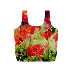Abstract Poppys  Full Print Recycle Bags (s) 