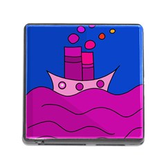 Boat Memory Card Reader (square) by Valentinaart