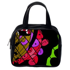 Elegant Abstract Decor Classic Handbags (one Side) by Valentinaart