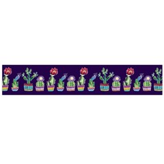 Cute Cactus Blossom Flano Scarf (large)