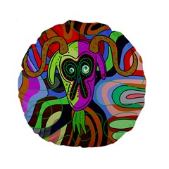 Colorful Goat Standard 15  Premium Flano Round Cushions by Valentinaart