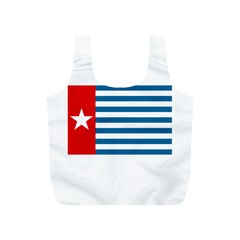 Flag Of Free Papua Movement  Full Print Recycle Bags (s)  by abbeyz71
