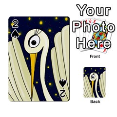 Crane 2 Playing Cards 54 Designs  by Valentinaart