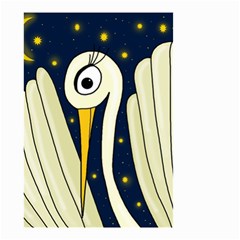 Crane 2 Small Garden Flag (two Sides) by Valentinaart