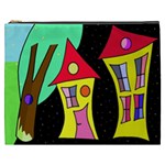 Two houses 2 Cosmetic Bag (XXXL)  Front