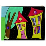 Two houses 2 Cosmetic Bag (XXXL)  Back