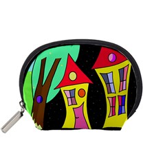 Two Houses 2 Accessory Pouches (small)  by Valentinaart