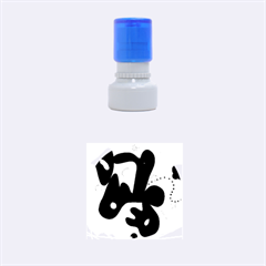 Decorative Abstraction Rubber Round Stamps (small)