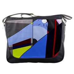 Street Light Messenger Bags by Valentinaart