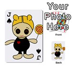 Cute doll girl Playing Cards 54 Designs  Front - SpadeJ