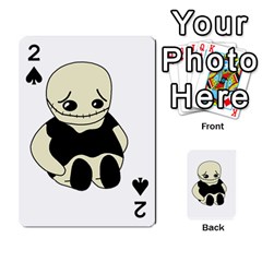 Halloween Sad Monster Playing Cards 54 Designs 