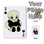 Halloween sad monster Playing Cards 54 Designs  Front - Spade2