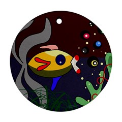 Fish Ornament (round)  by Valentinaart