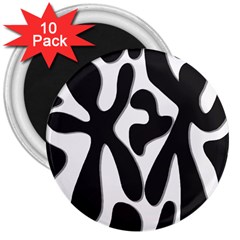 Black and white dance 3  Magnets (10 pack) 