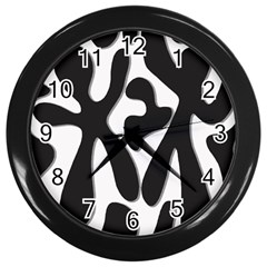 Black and white dance Wall Clocks (Black)