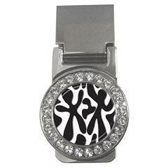 Black and white dance Money Clips (CZ) 