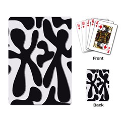 Black and white dance Playing Card