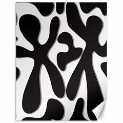 Black and white dance Canvas 18  x 24  