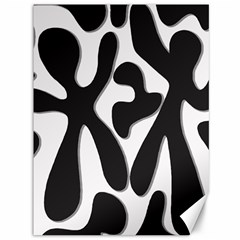 Black and white dance Canvas 36  x 48  